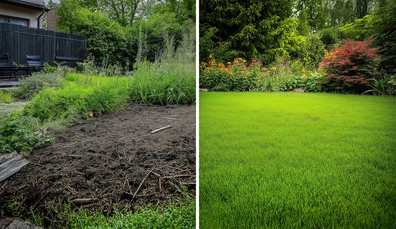 Before and After Garden Transformation